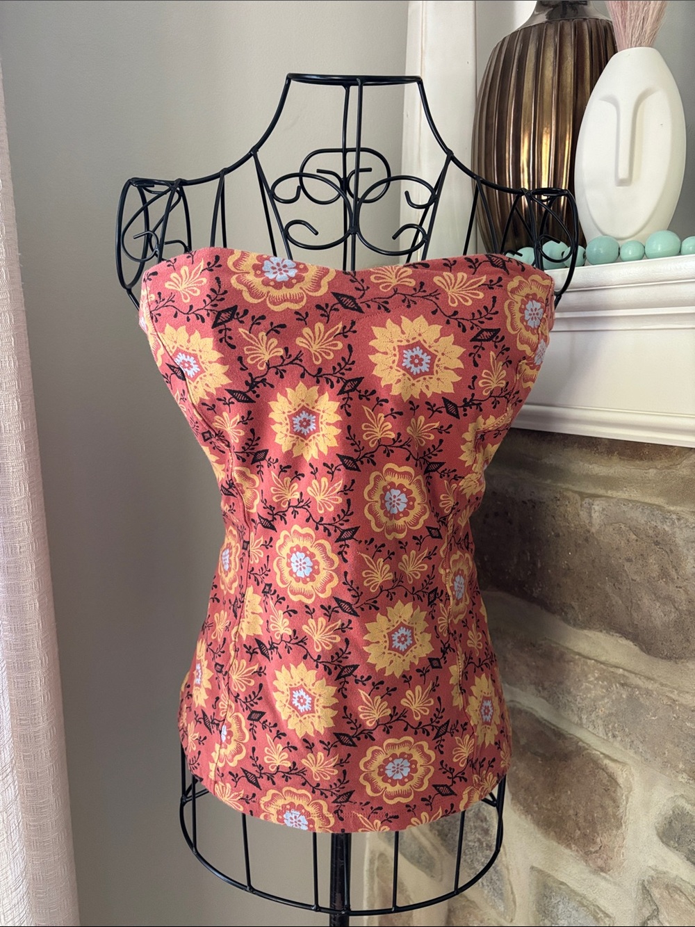 Free People Boho Strapless Top